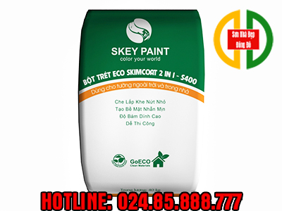 bột trét tường Skey ECO SKIMCOAT 2 IN 1 S400